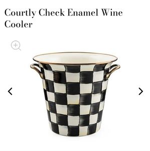MacKenzie-Childs Courtly Check Wine Cooler